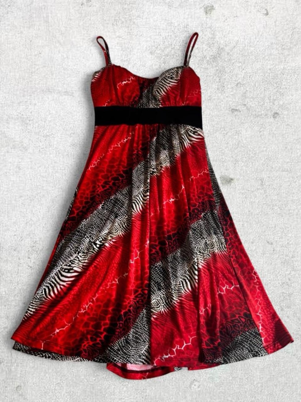 Y2K/Vintage animal print dress